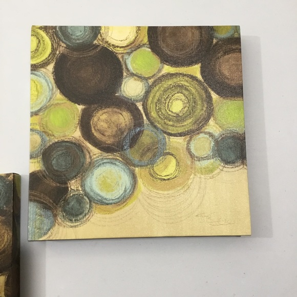 Canvas Print Pictures Modern Abstract Wall Art Set of 2 - Picture 3 of 10